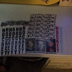 22 Fucking awesome/hockey sticker pack